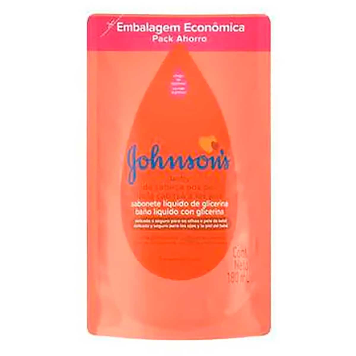 Sabonete Líquido Johnson's Baby Refil Glicerina Camomila 180ml