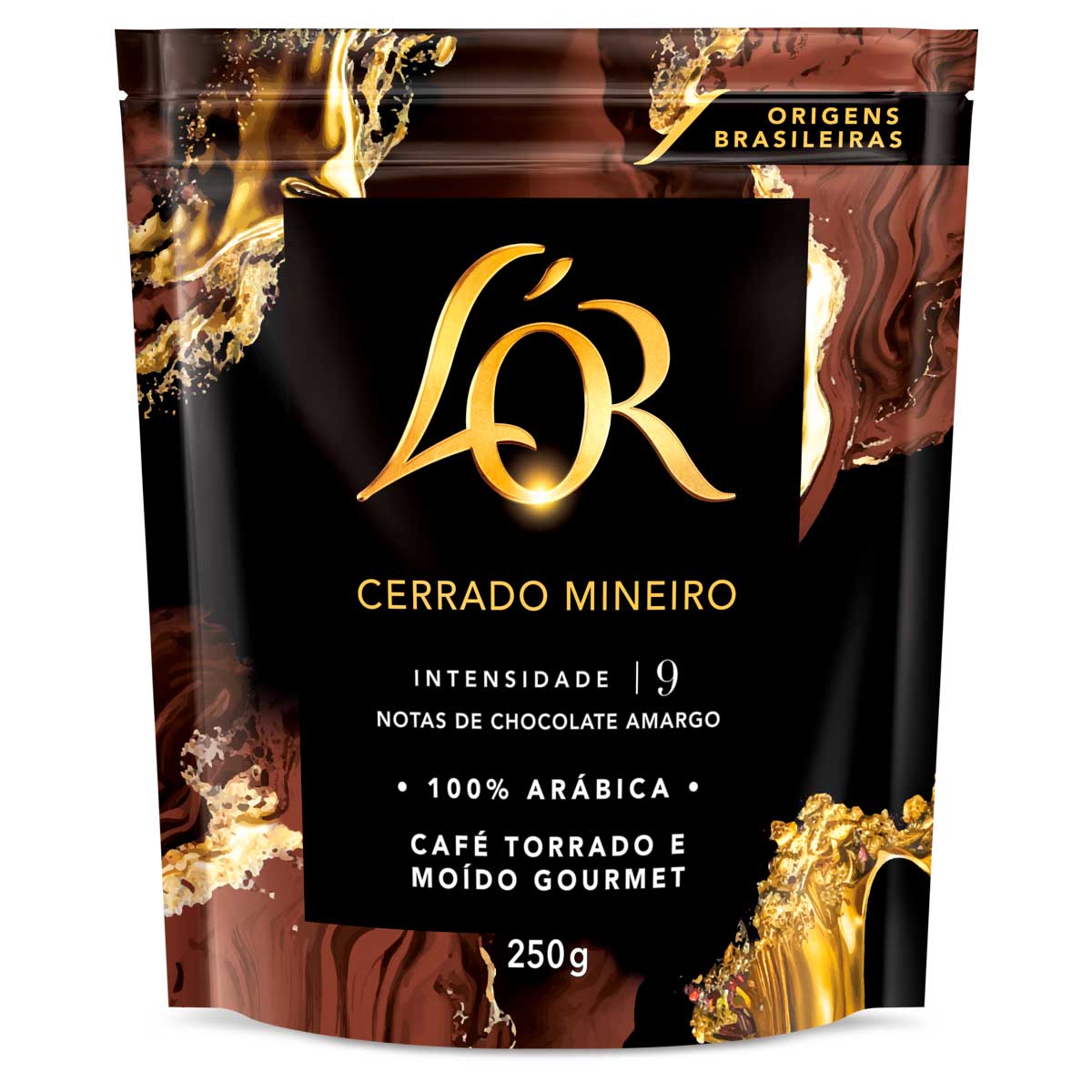 Café em Pó Cerrado Mineiro 100% Arábica L'or Gourmet 250g