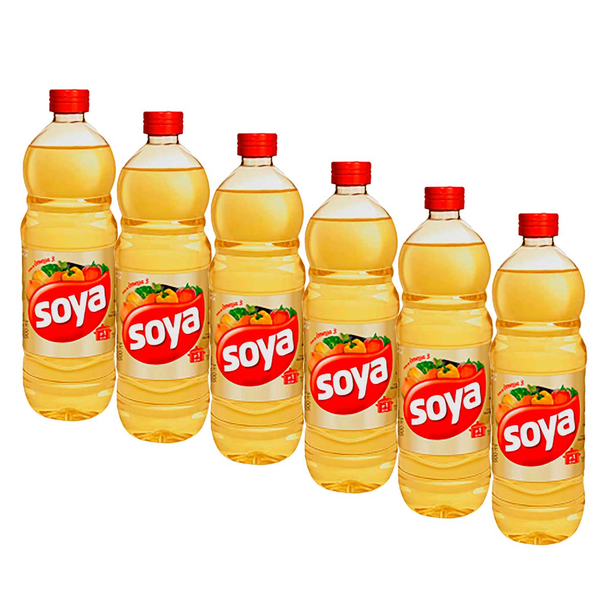 Kit Óleo de Soja Soya 900ml 6 Unidades