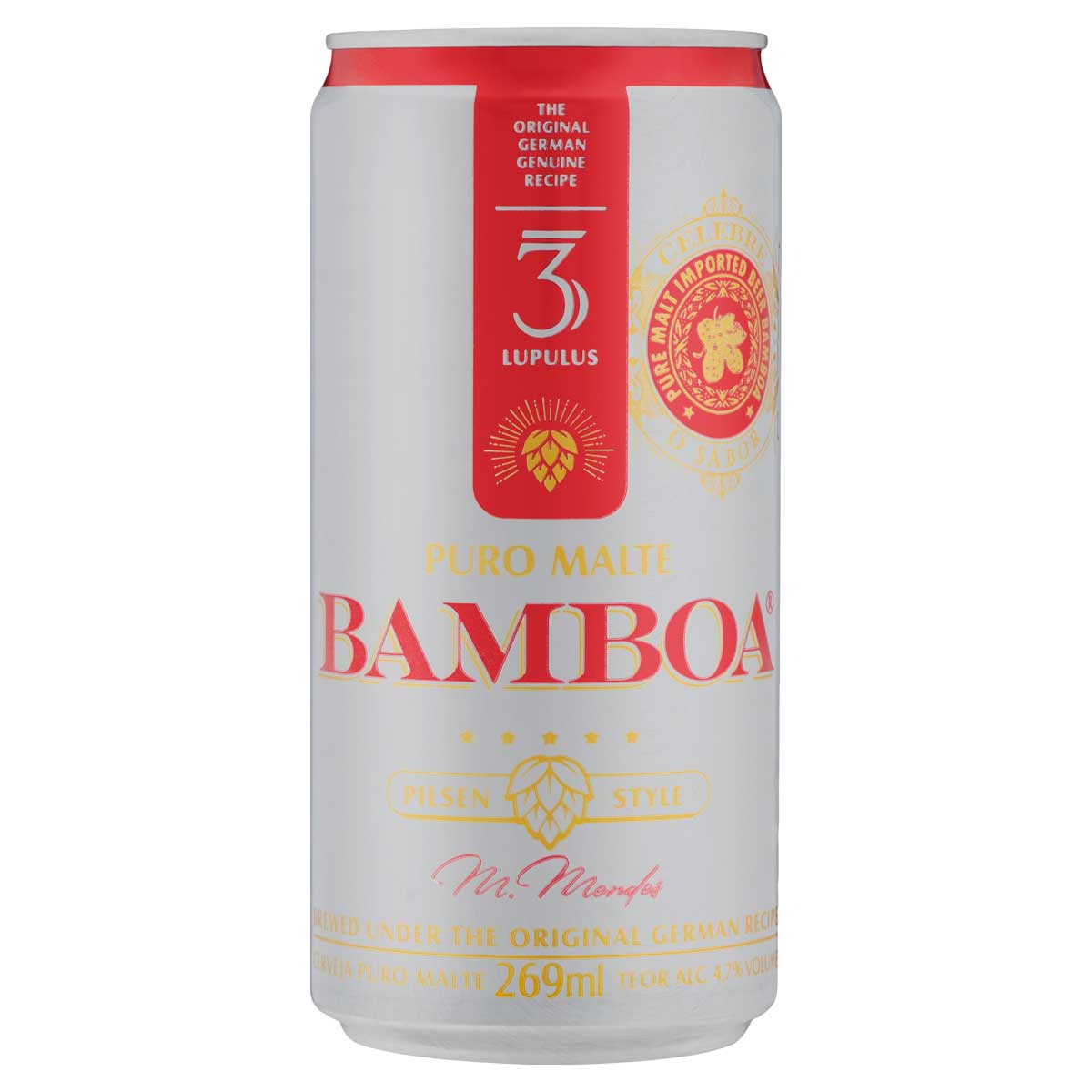 Cerveja Pilsen Bamboa Lt 269ml