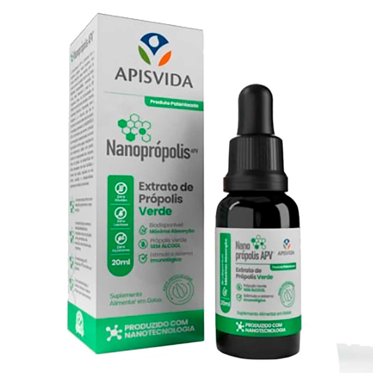 Extrato de Própolis Verde Nanoprópolis 20ml