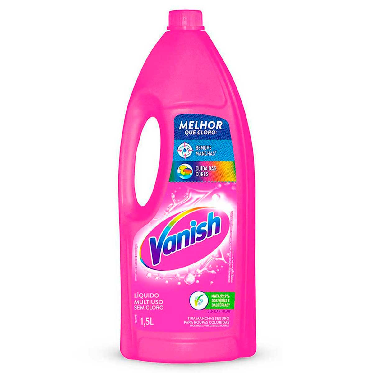 Tira Manchas Vanish Líquido Multiuso para roupas coloridas 1,5L