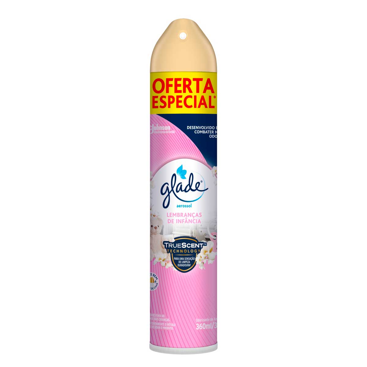 Desodorizador Glade Aerossol Lembranças de Infância 360ml Oferta Especial