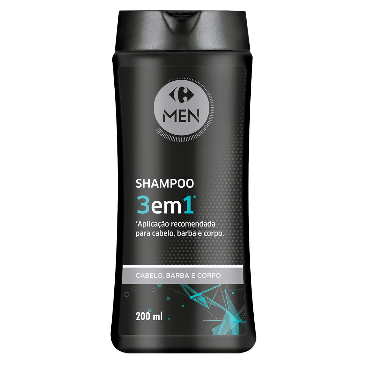 Shampoo Masculino Carrefour Men 3 Em 1 190ml