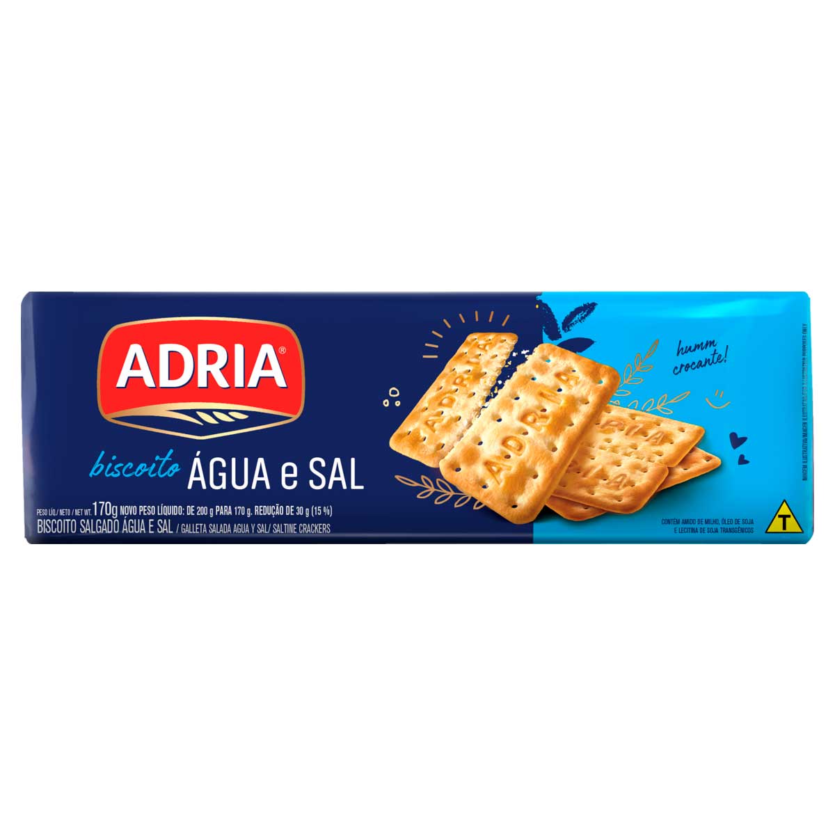 Biscoito Água e Sal Adria 170g