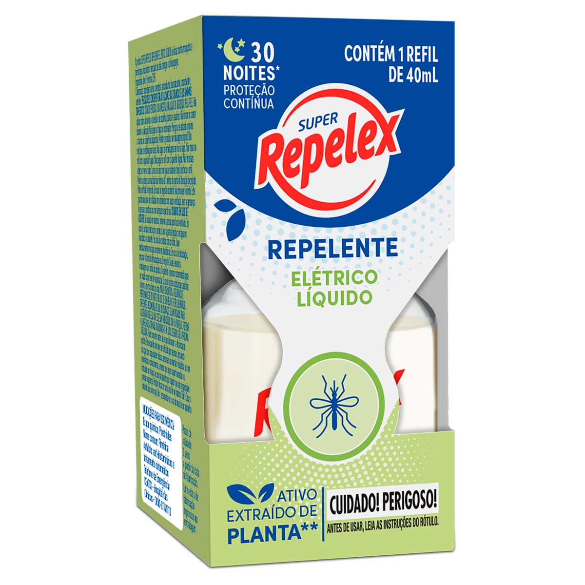 Repelente Líquido Elétrico 30 Noites Repelex 40ml Refil