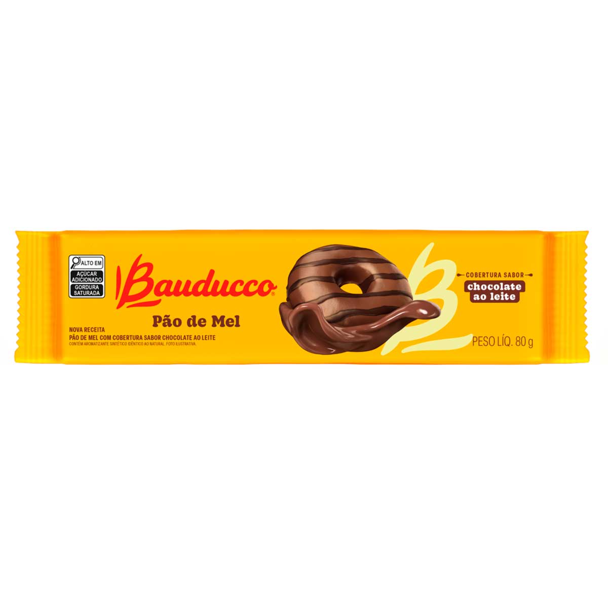 Pão de Mel ao Leite Bauducco Pacote 80g