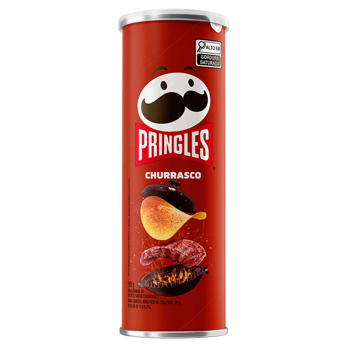 Salgadinho Batata Frita Pringles Churrasco 109g