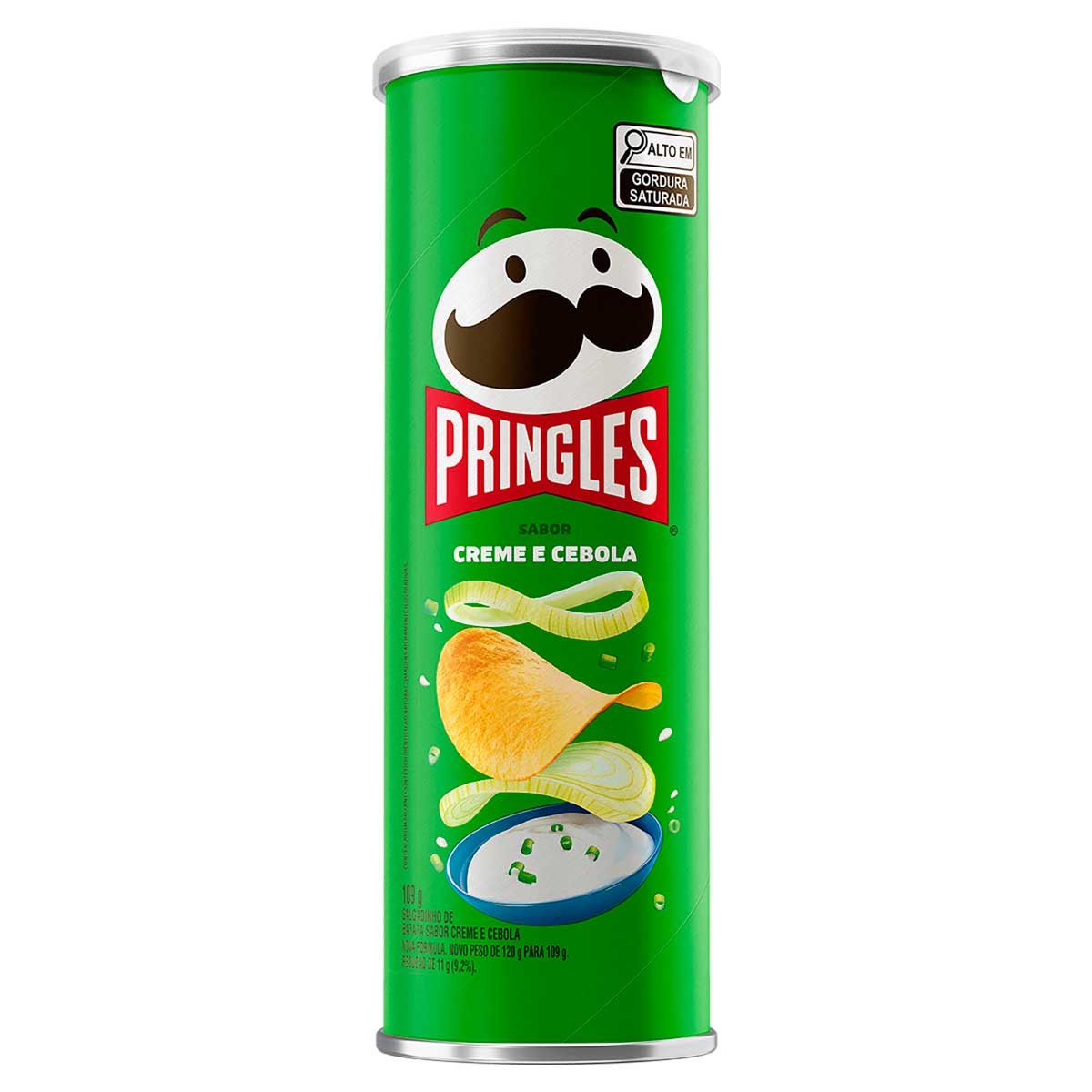 Salgadinho Batata Frita Pringles Creme e Cebola 109g