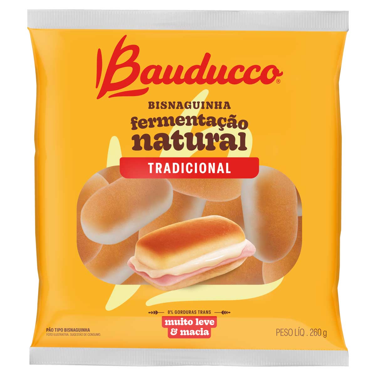 Pão Bisnaguinha Original Bauducco Pacote 260 g