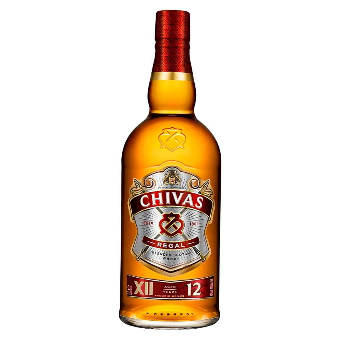 Whisky Chivas Regal Escocês 12 Anos 1 L