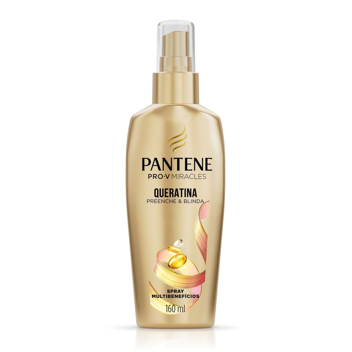 Spray Multibenefícios Pantene Pro-V Miracles Queratina Preenche e Blinda 160ml