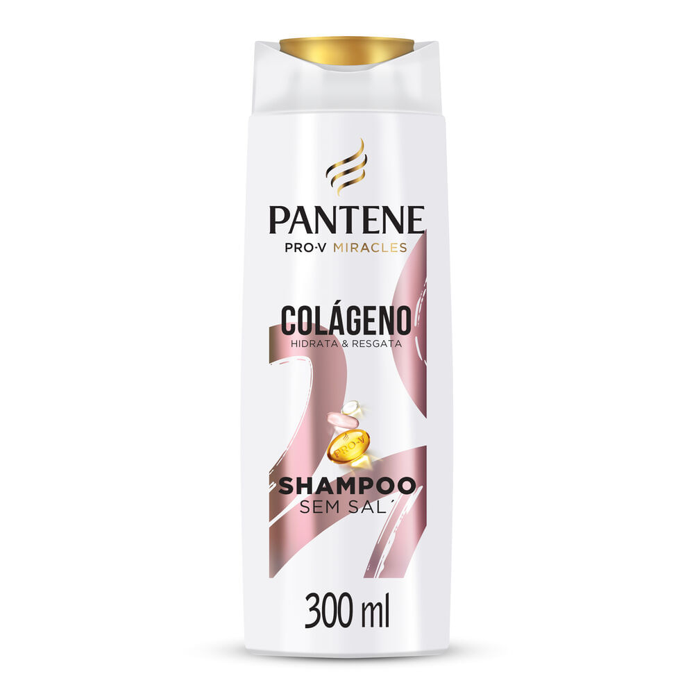 Shampoo Pantene Pro-V Miracles Colágeno Hidrata e Resgata 300ml