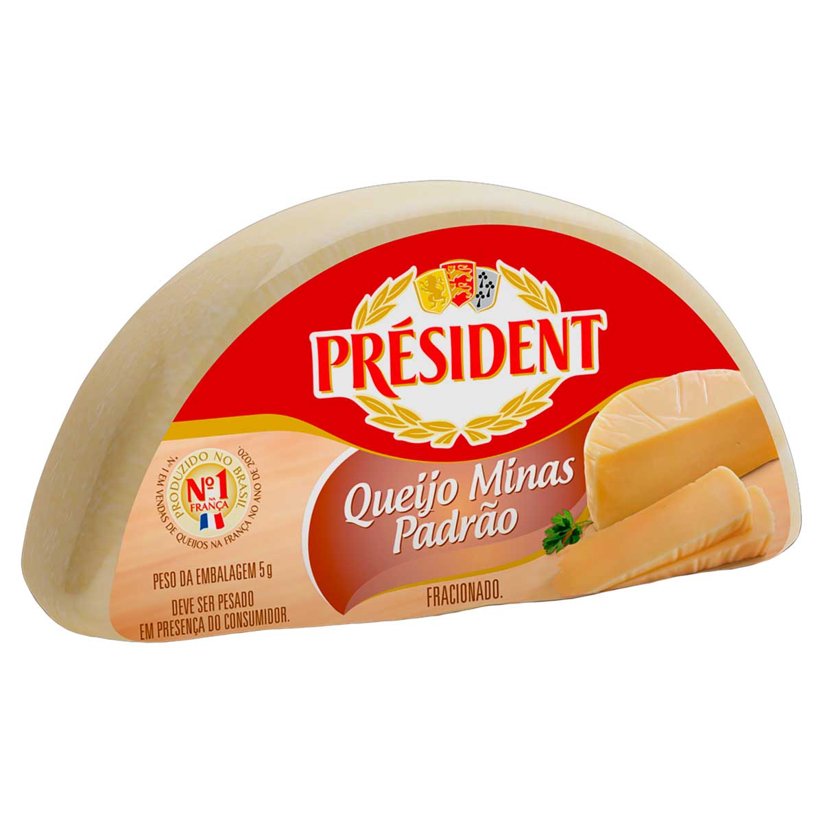 Queijo Minas Padrão Fracionado Président