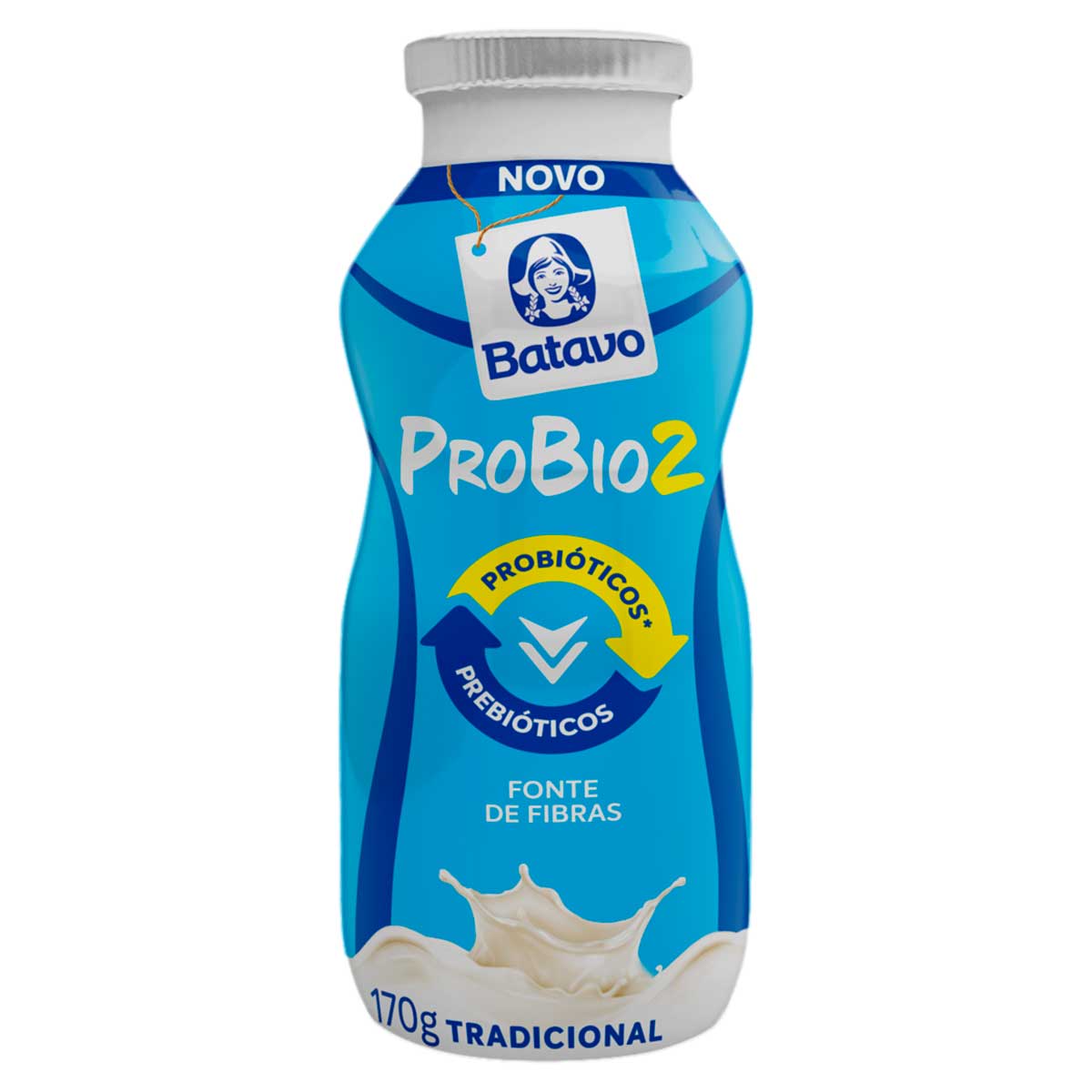 Iogurte Parcialmente Desnatado Tradicional Batavo Probio2 170g