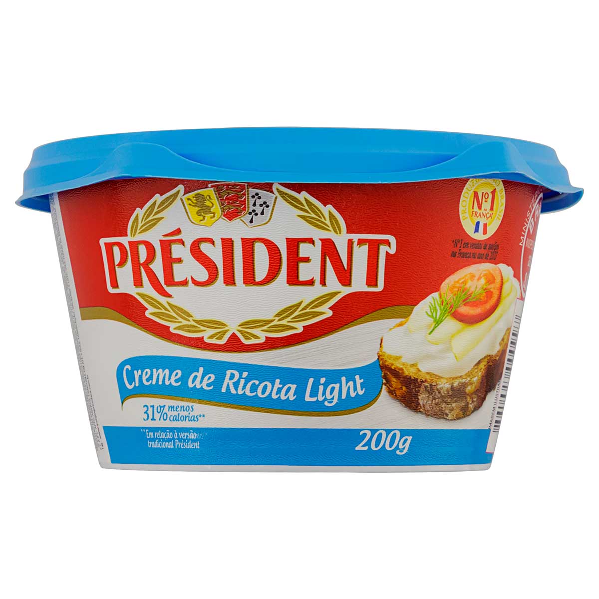 Creme de Ricota Light Président 200g