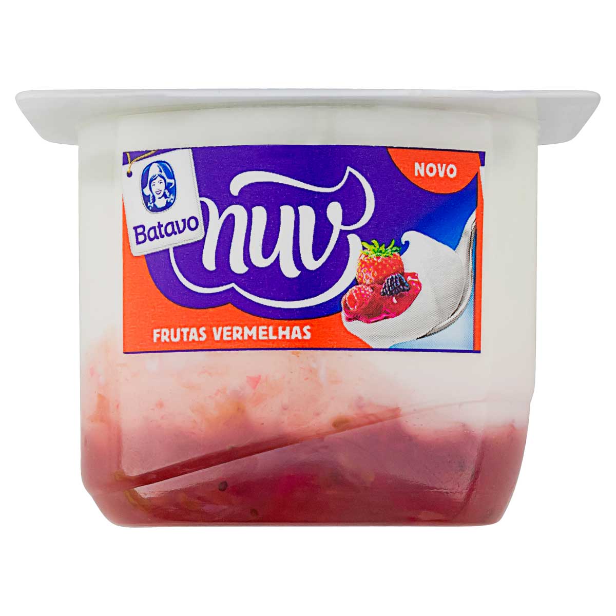 Creme Quark Calda Frutas Vermelhas Batavo Nuv Pote 100g