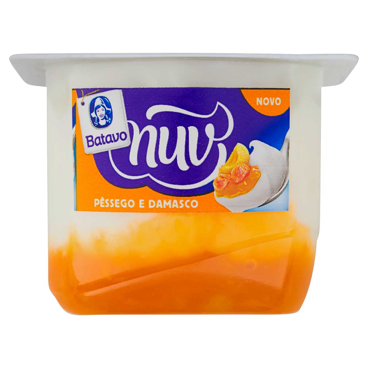 Creme Quark Batavo Nuv Pêssego e Damasco 100 g