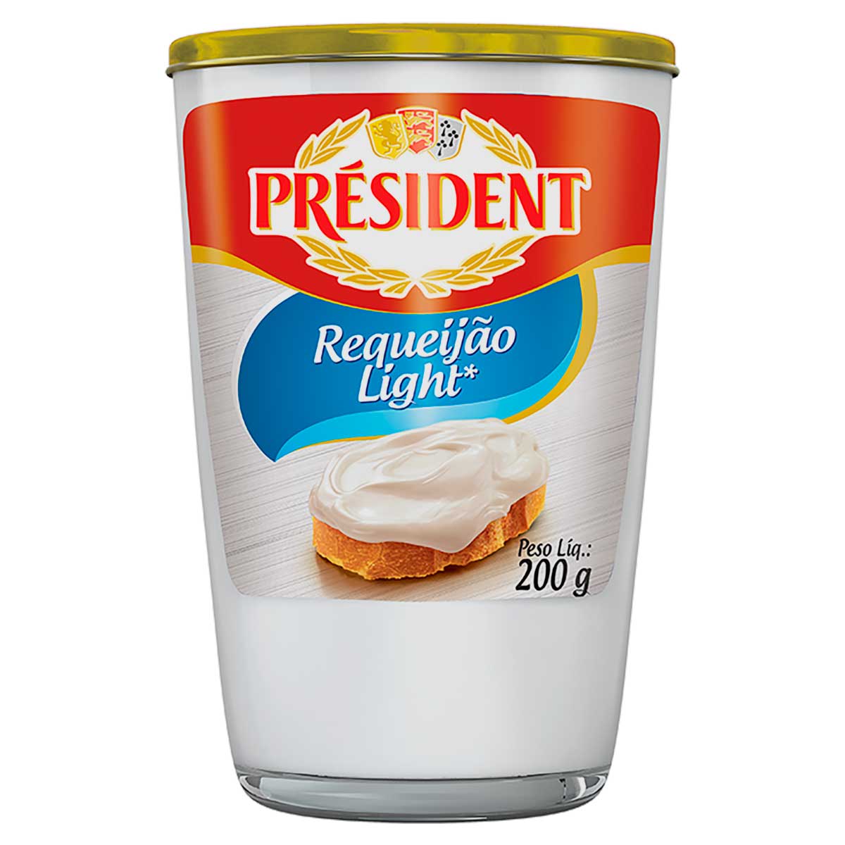 Requeijão Light Zero Lactose Président 200 g