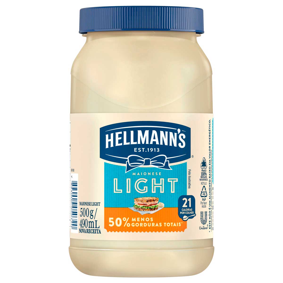 Maionese Hellmann's Light 500g