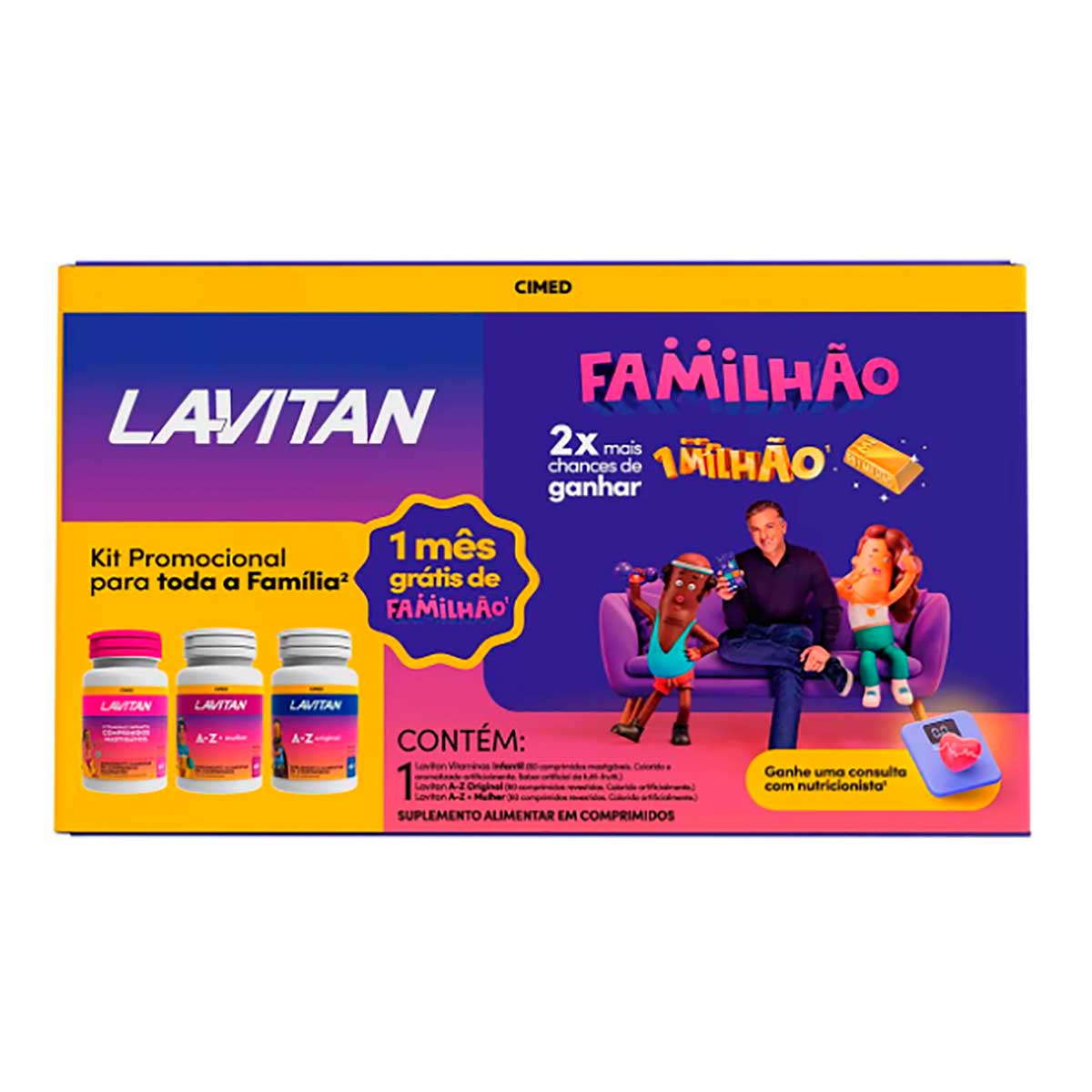 Kit Lavitan Infantil + AZ Original + AZ Mulher