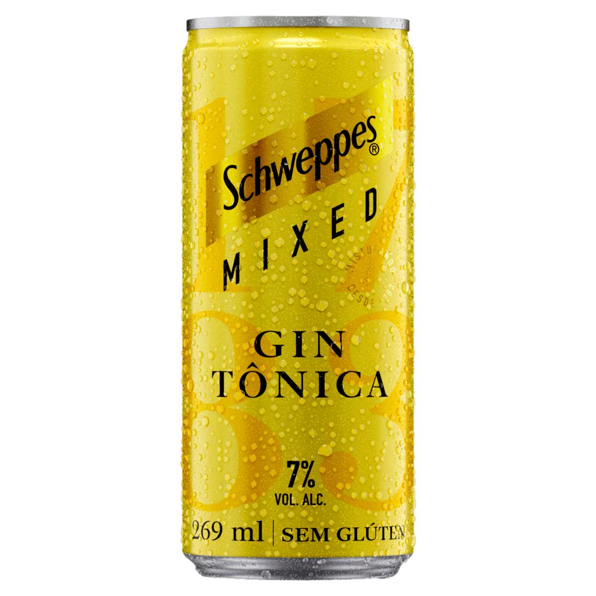 Gin Tônica Schweppes Mixed Lata 269ml