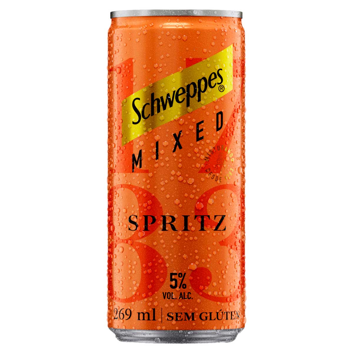 Bebida Mista Alcoólica Gaseificada Spritz Schweppes Mixed Lata 269ml