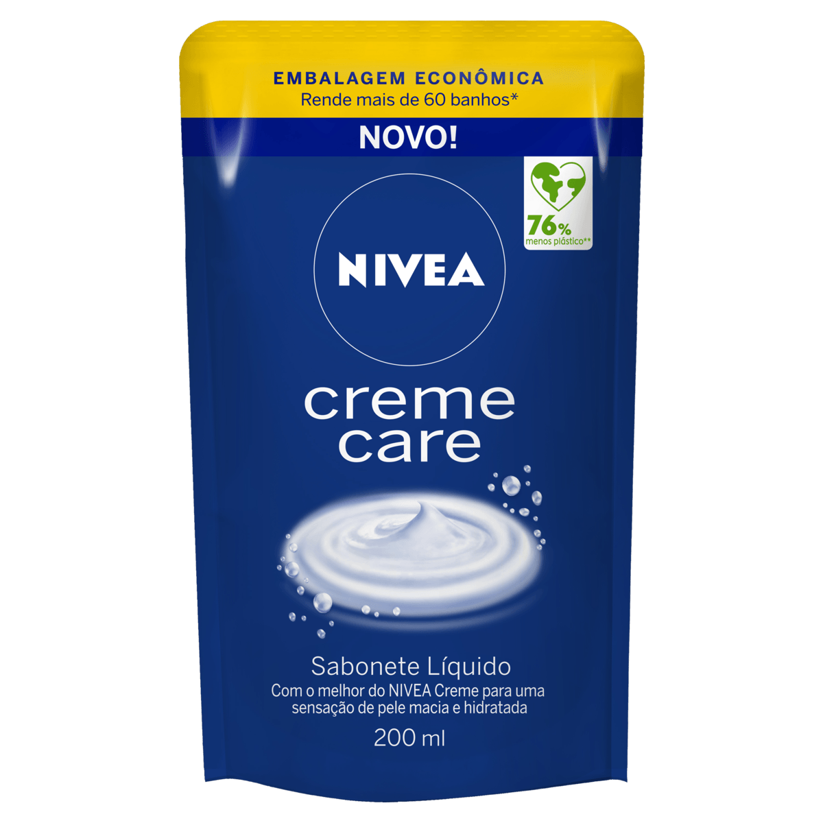 Sabonete Líquido Refil Creme Care NIVEA 200ml