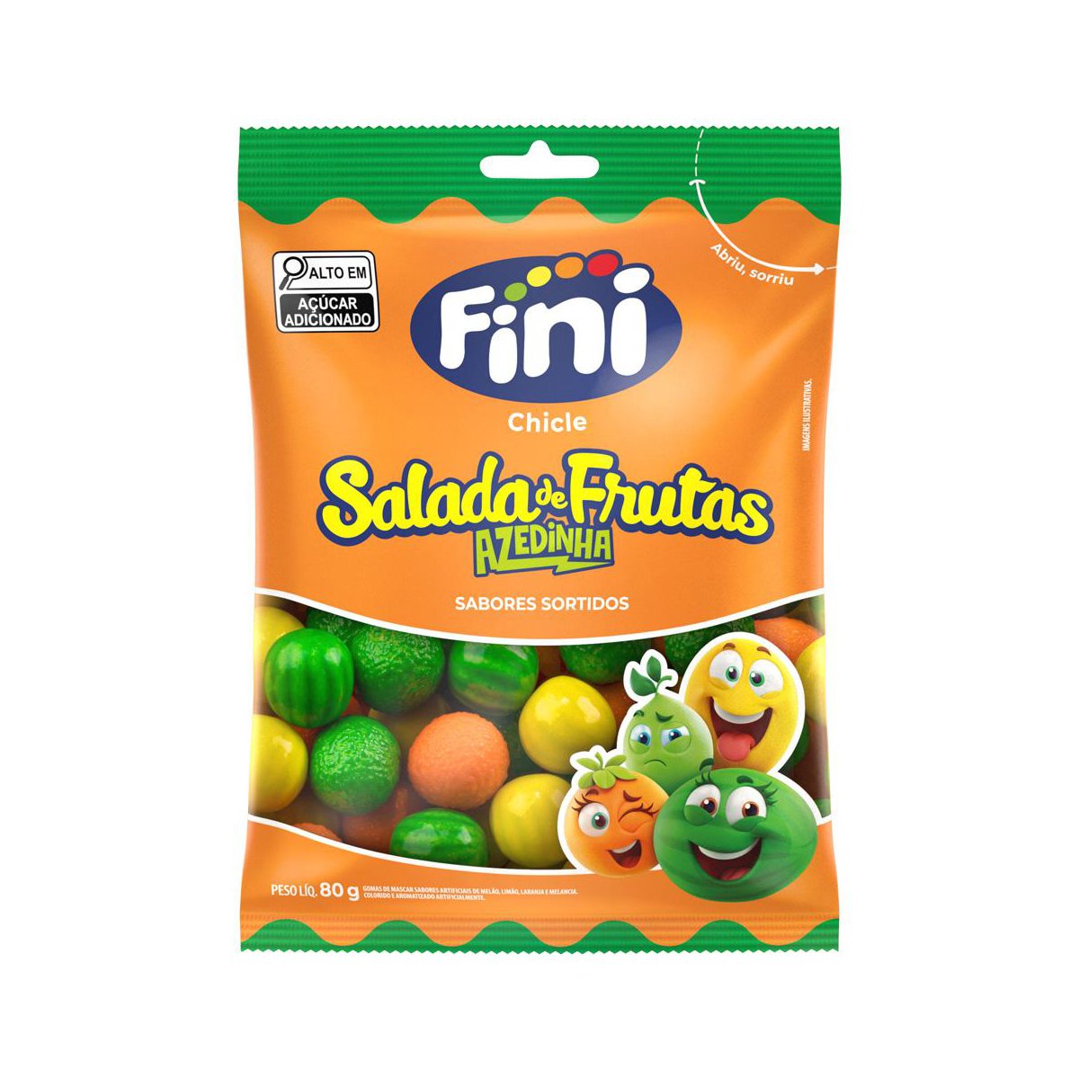 Chicle Fini Salada de Frutas 80g