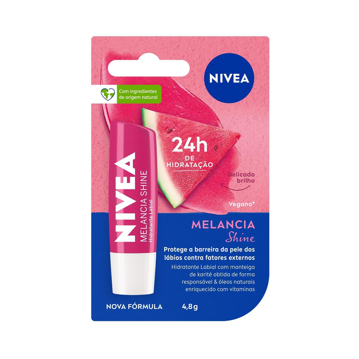 Hidratante Labial NIVEA Melancia Shine 4,8g