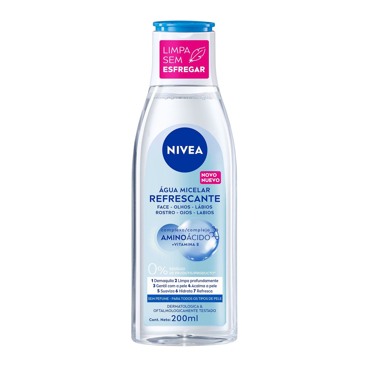 Água Micelar NIVEA Solução de Limpeza 7 em 1 200ml