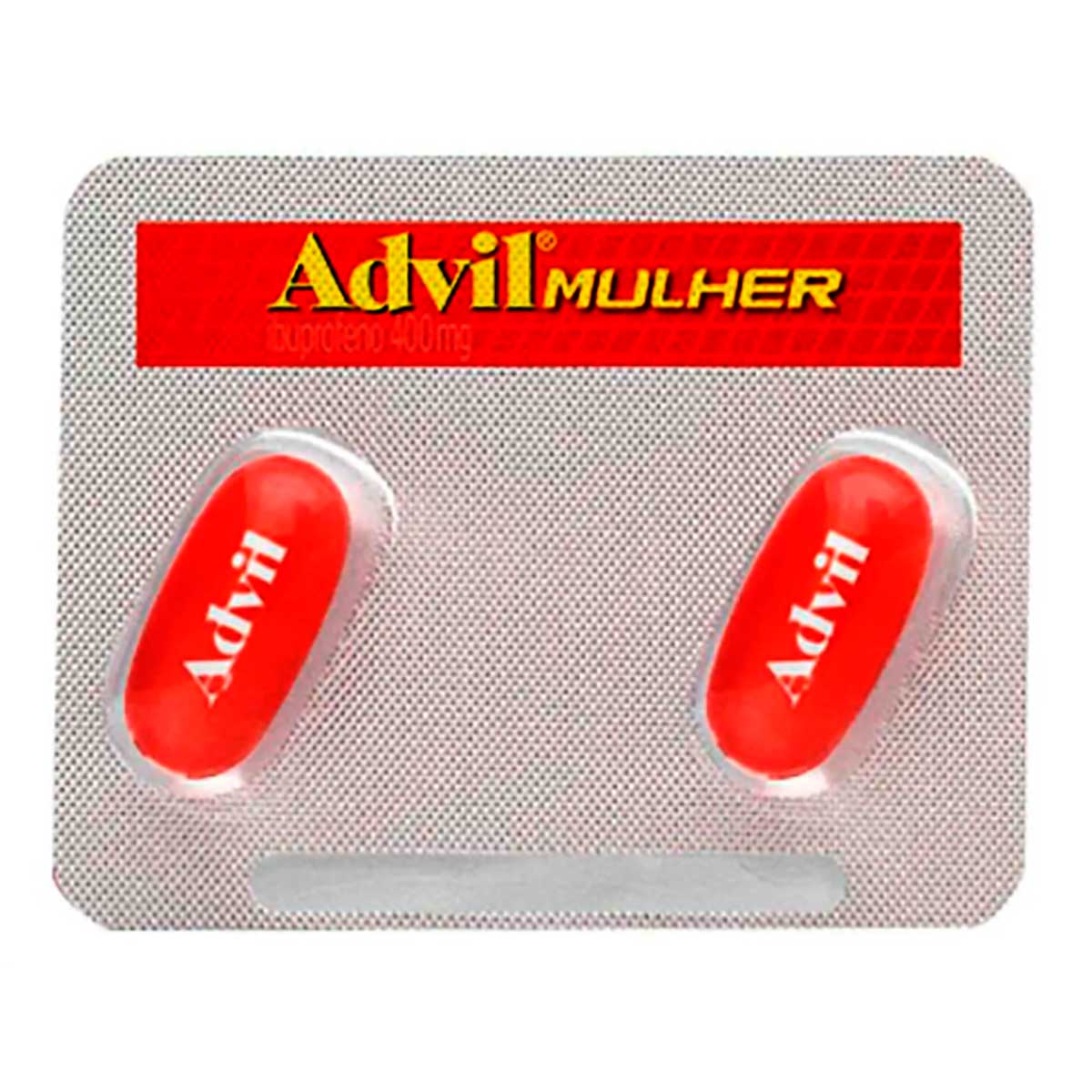 Advil Mulher Ibuprofeno 400mg 2 Cápsulas