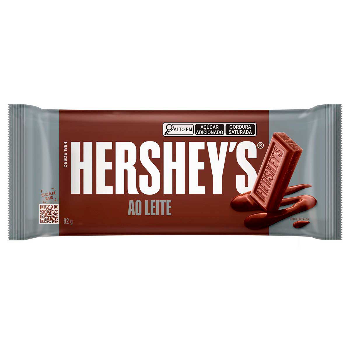 Barra de Chocolate Hershey's ao Leite 82g