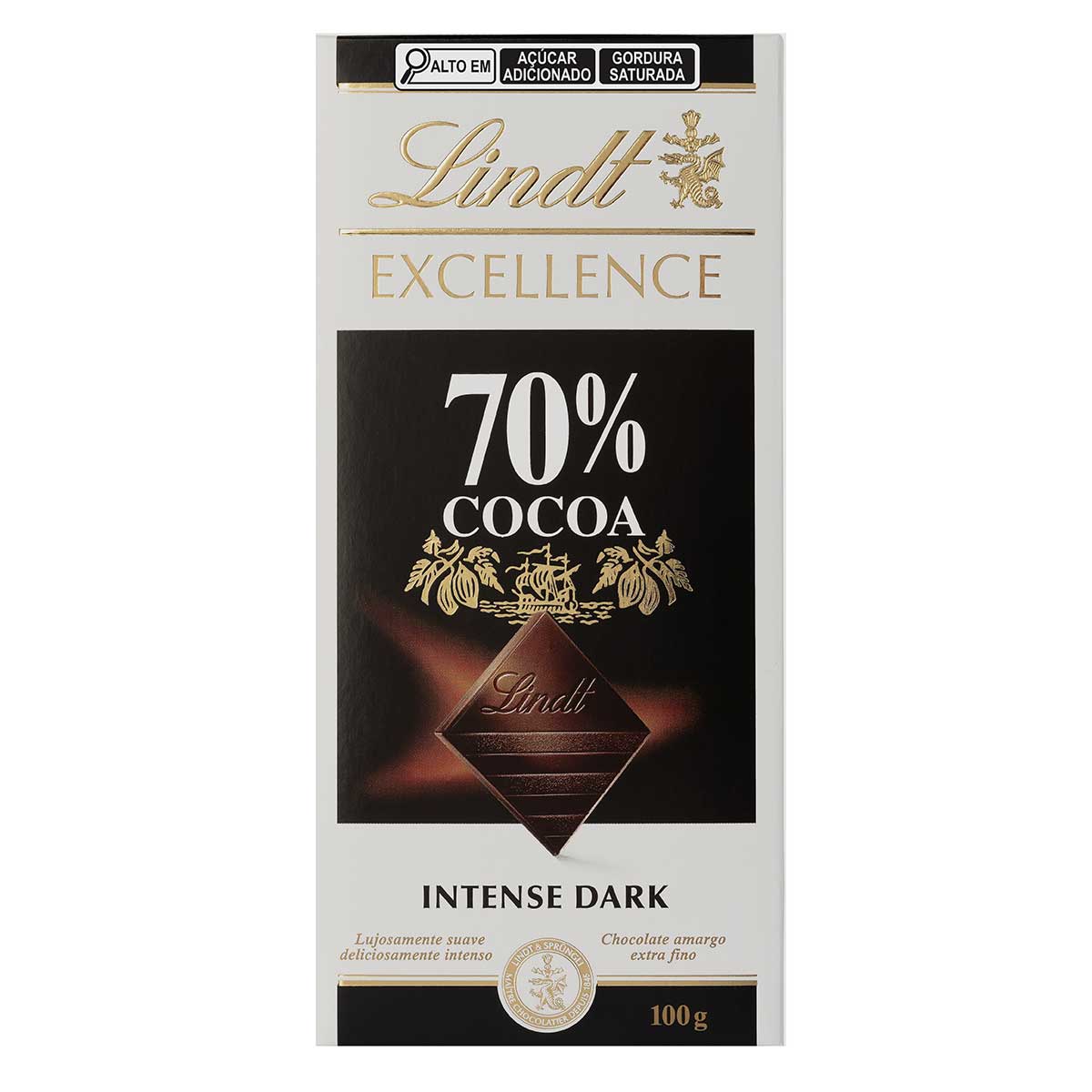 Chocolate Lindt Excellence Barra 70% Dark 100g