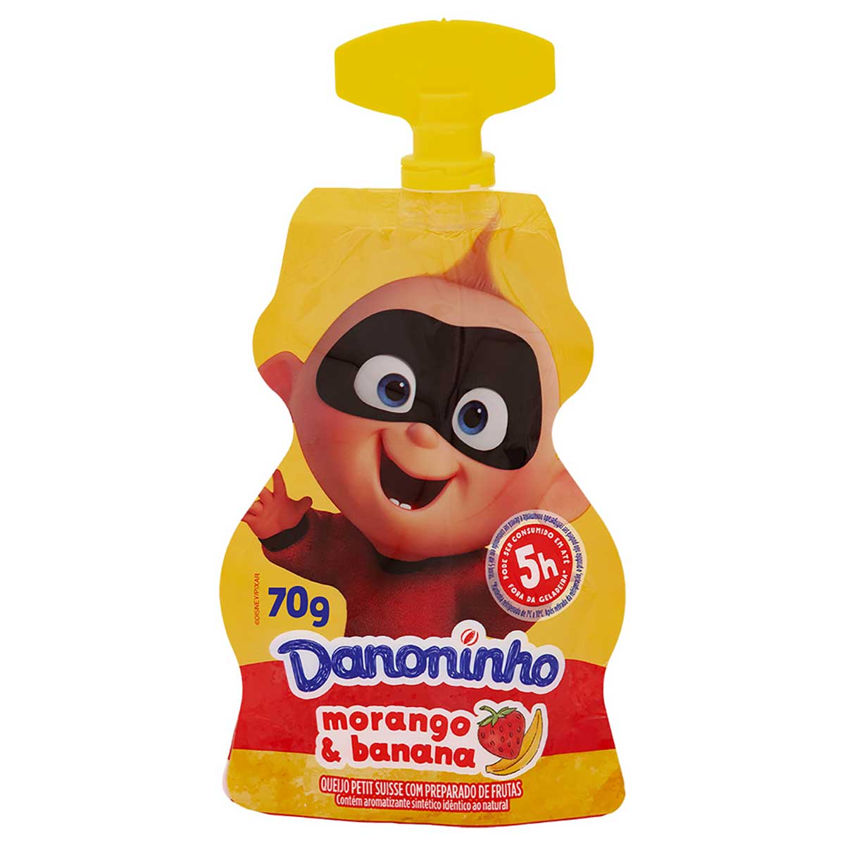 Danoninho Petit Suisse Para Levar Morango e Banana 70g