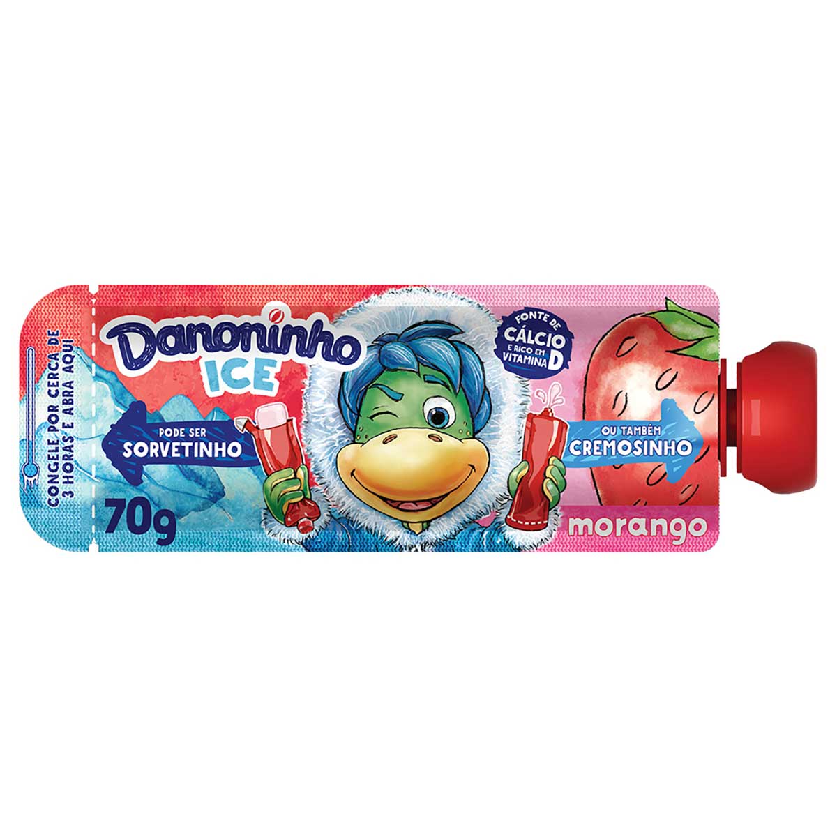 Petit Danoninho Ice Squeeze Morango 70g