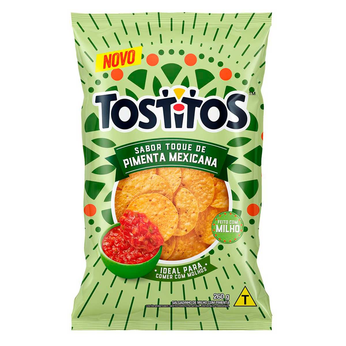 Salgadinho de Milho Toque de Pimenta Mexicana Tostitos 260g