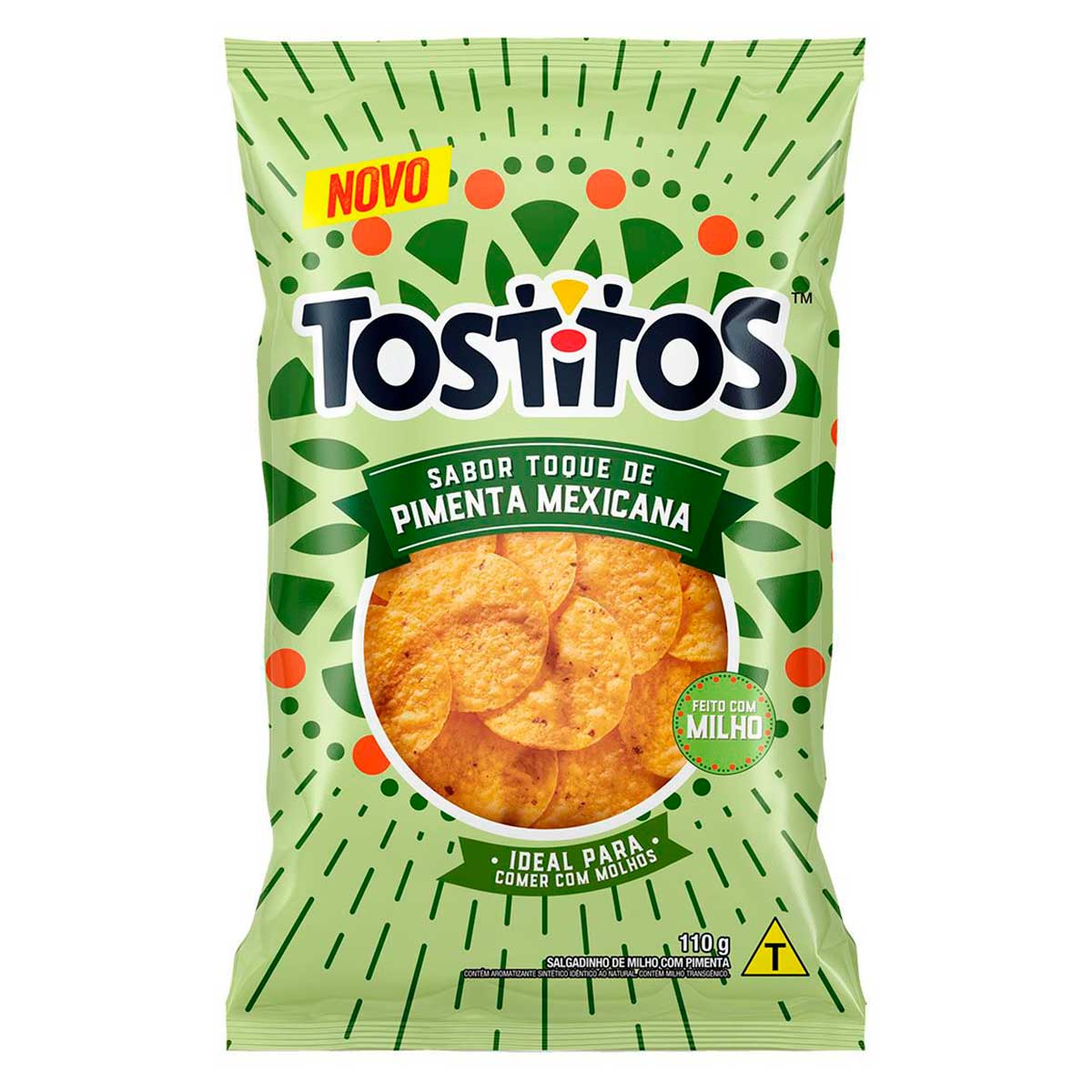 Salgadinho de Milho Toque de Pimenta Mexicana Tostitos 110g