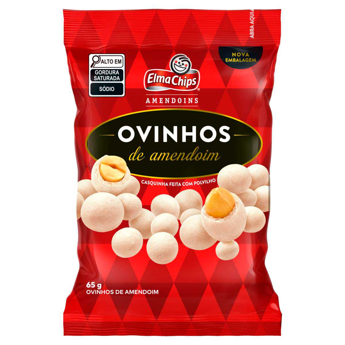 Ovinhos de Amendoim Elma Chips 65g