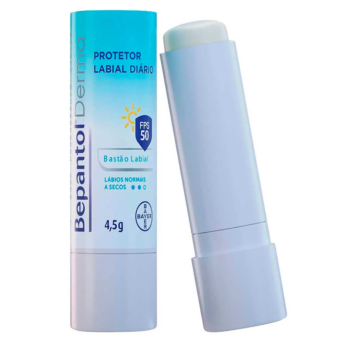 Protetor Labial Diário FPS50 em Bastão Bepantol Derma