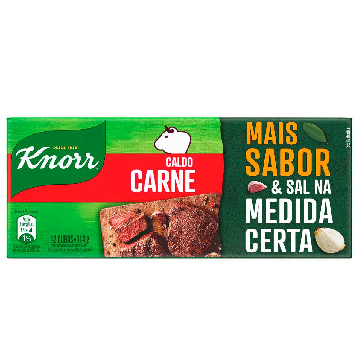 Caldo Knorr Carne 114g 12 cubos