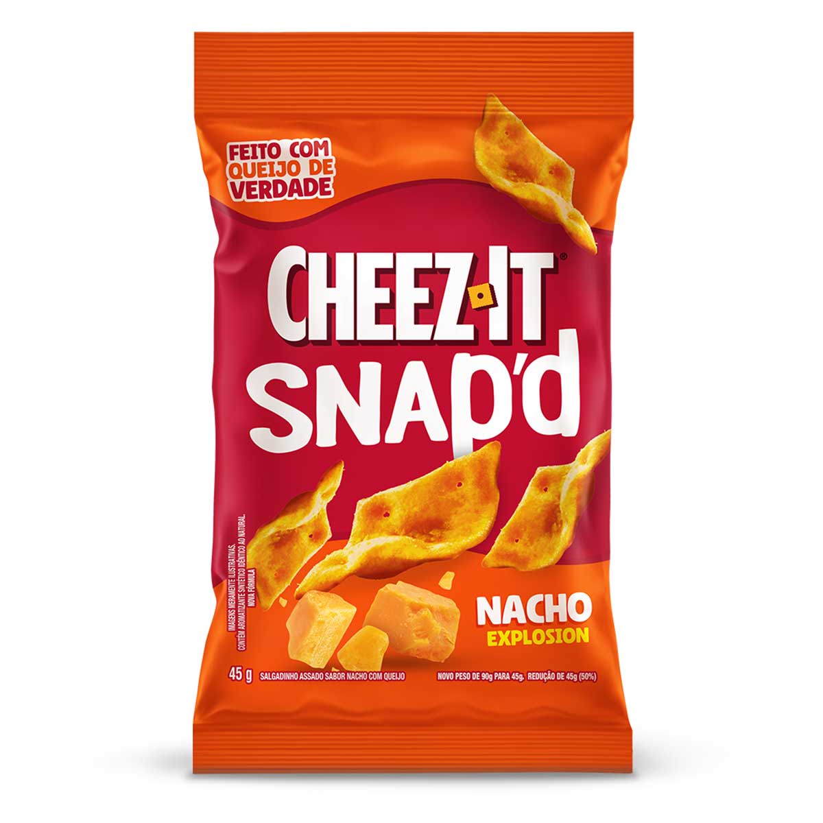 Salgadinho Nacho Explosion Cheez-It Snap'd 45g