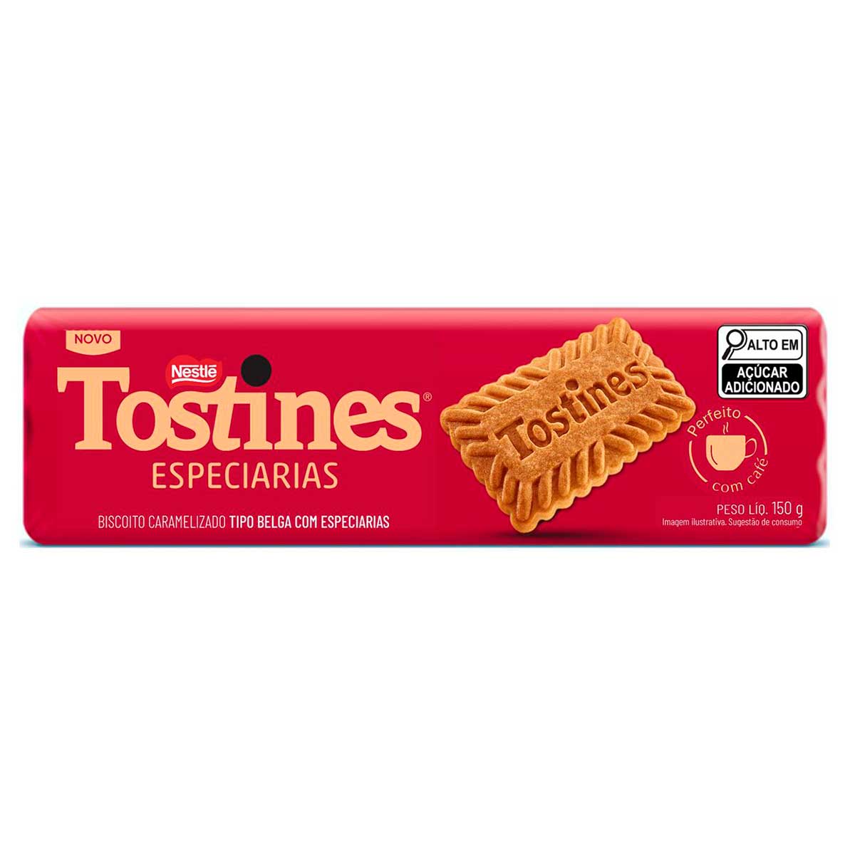 Biscoito Caramelizado Belga Tostines Especiarias 150g