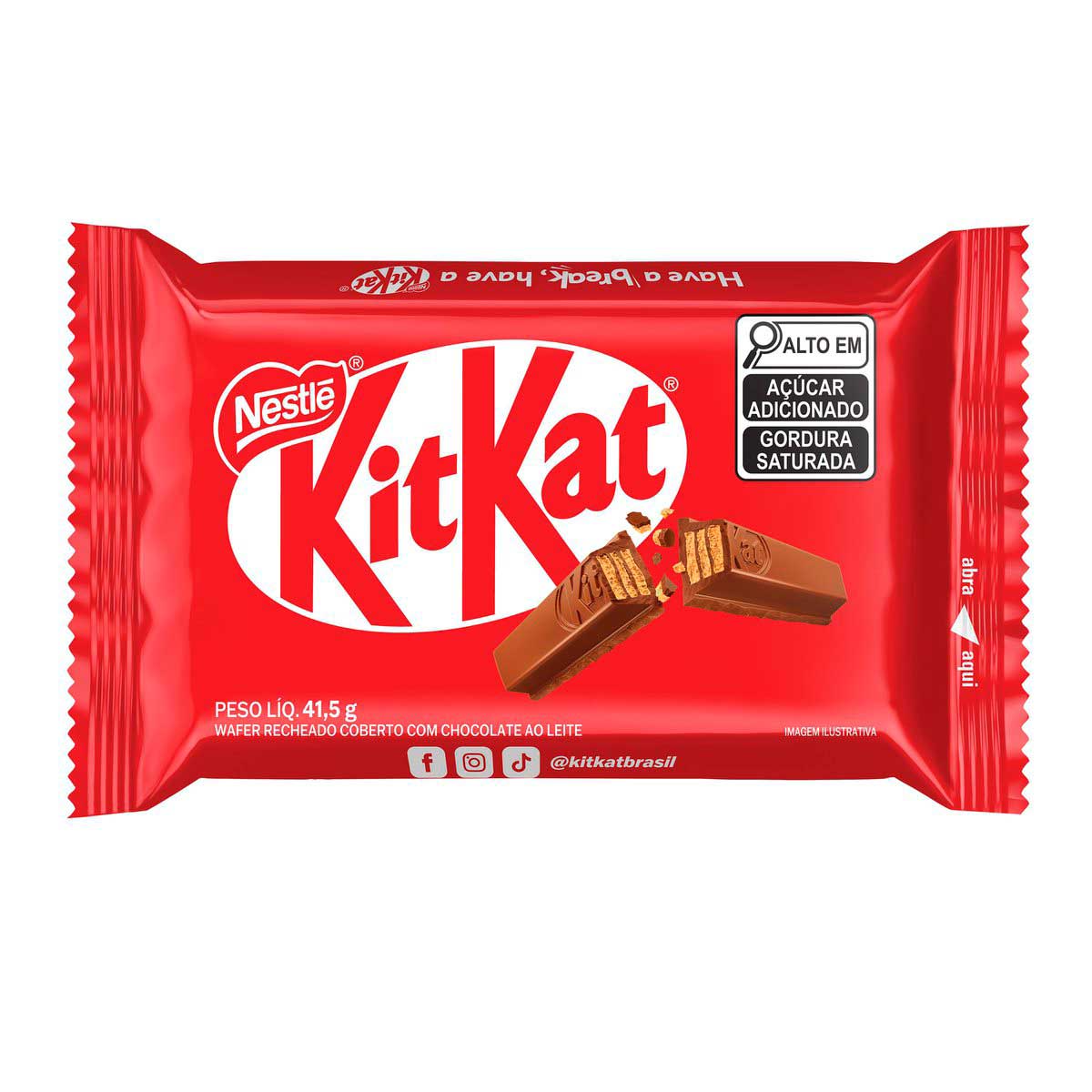 Chocolate KITKAT 4 Fingers ao Leite 41,5g