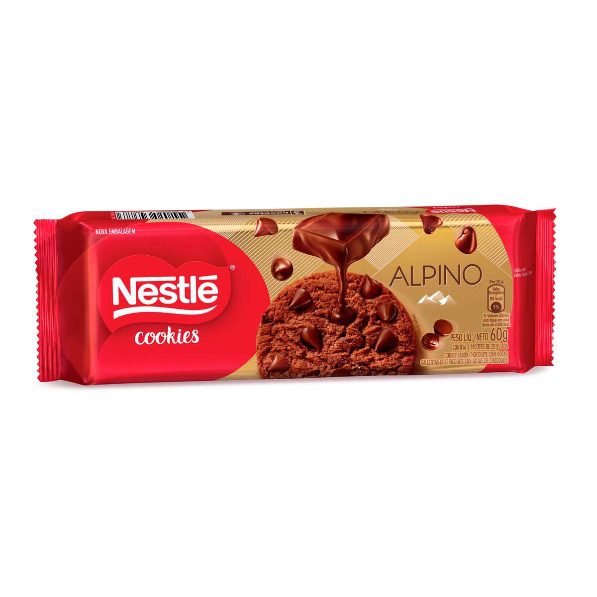 Cookie ALPINO Gotas De Chocolate 60g