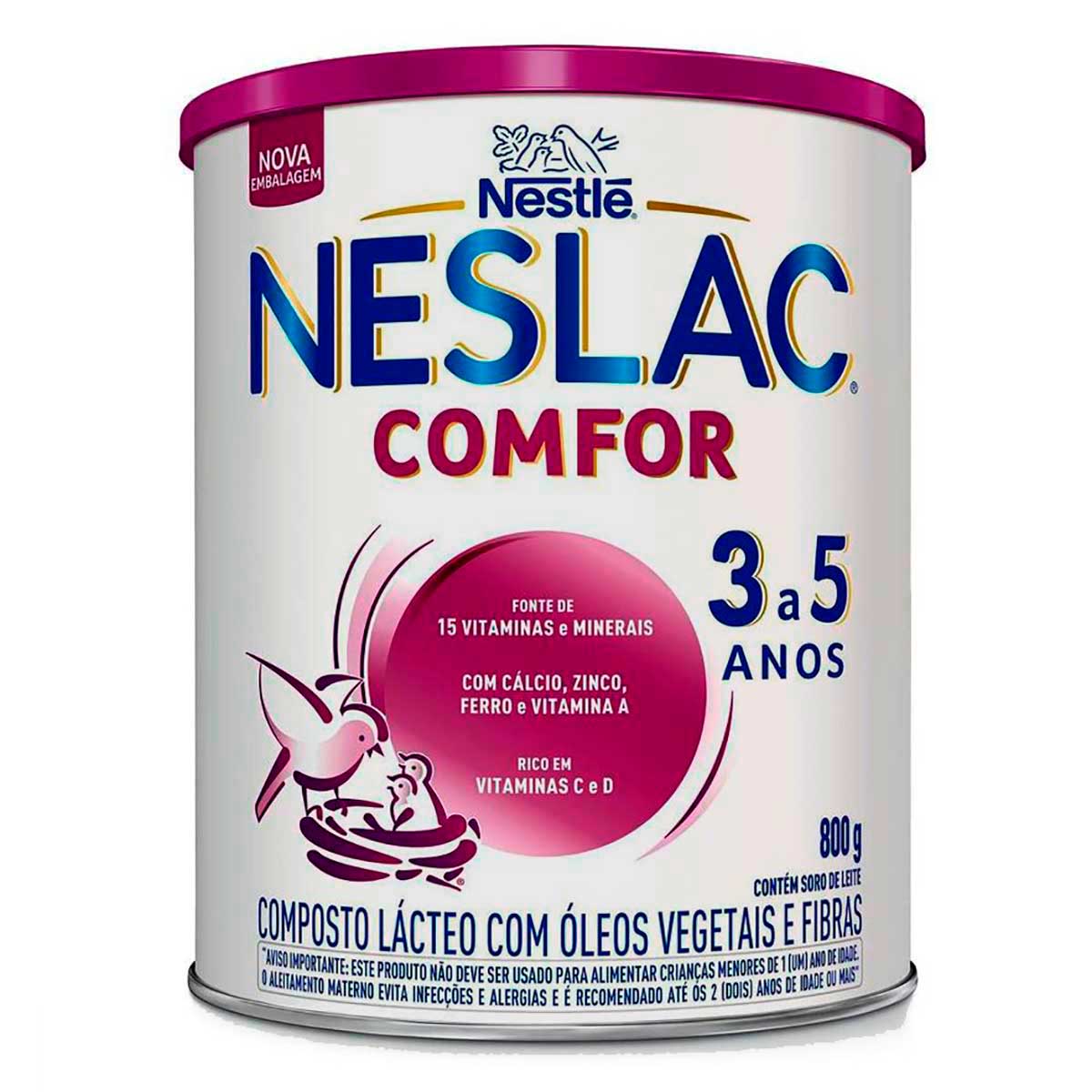 Composto Lácteo Neslac Comfor 800 g