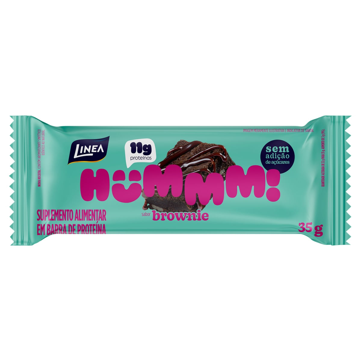 Barra de Proteína Brownie Linea Hummm! 35g