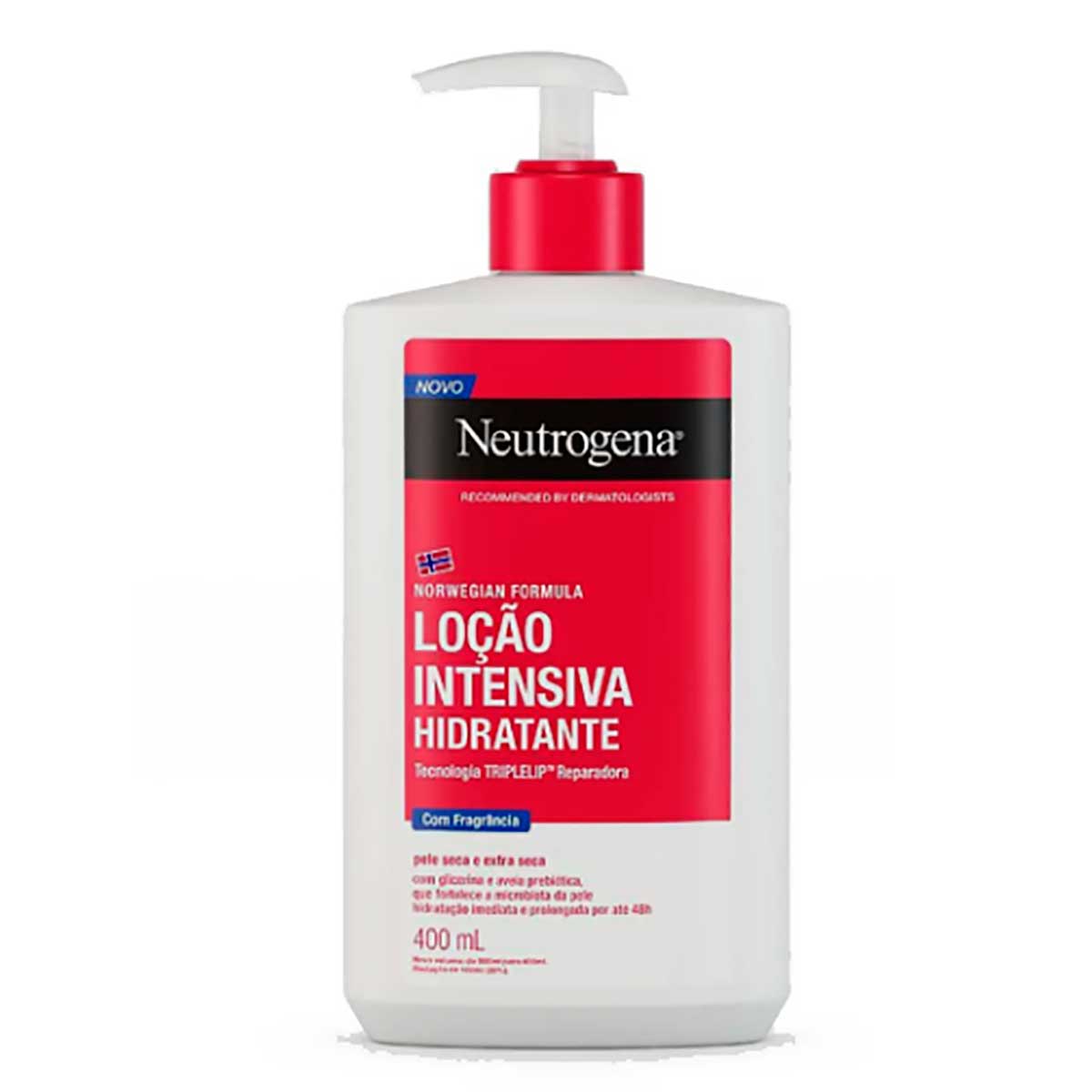 Hidratante Corporal Neutrogena Norwegian Formula Loção Intensiva com Fragrância 400ml