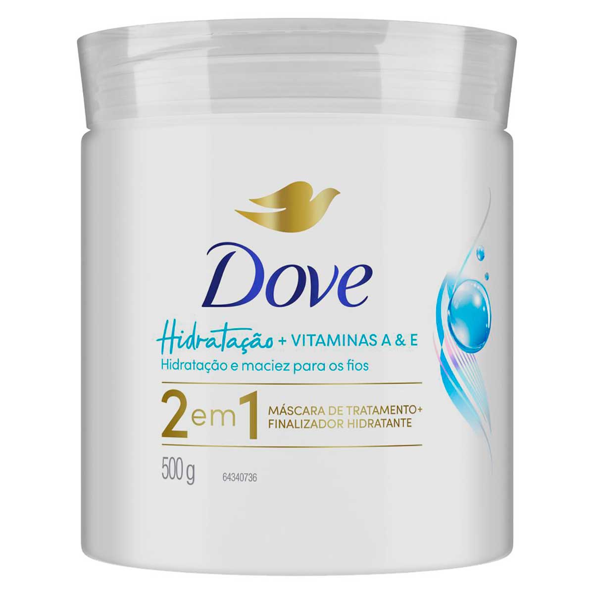 Máscara de Tratamento Dove Hidratação 500g