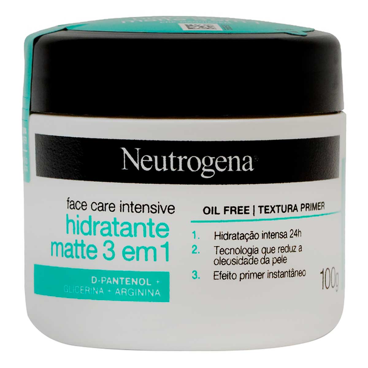 Hidratante Facial Matte 3 em1 Neutrogena Face Care Intensive 100g